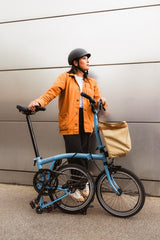 Faltrad Brompton C Line Low Cloud Metallic 12-Gang