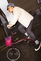 Faltrad Brompton C Line Mid Red Plum 12-Gang