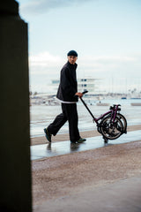 Faltrad Brompton C Line High Amethyst Lacquer 12-Gang