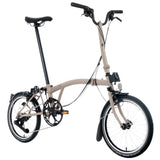 Faltrad Brompton C Line High Dune Sand 12-Gang