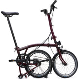 Faltrad Brompton C Line High Red Plum 12-Gang
