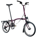 Faltrad Brompton C Line High Amethyst Lacquer 12-Gang
