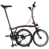 Faltrad Brompton C Line Low Amethyst Lacquer 12-Gang