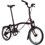 Faltrad Brompton C Line Mid Red Plum 12-Gang