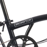 Faltrad Brompton C Line Mid Matt Black 12-Gang