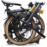 SOLD OUT Faltrad Brompton T Line Ceratech Cobalt Black 12 Speed