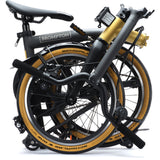 SOLD OUT Faltrad Brompton T Line Ceratech Cobalt Black 12 Speed